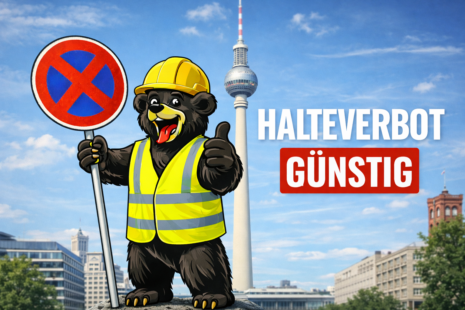 Halteverbot günstig Berlin – Schild & Halteverbotszone