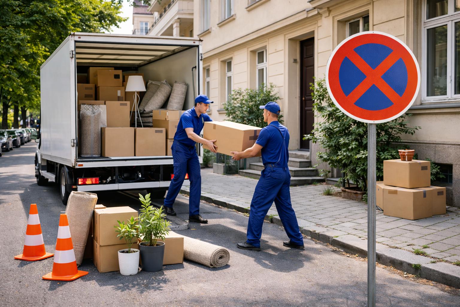 Beispiel Halteverbot für Küchenanlieferung in Berlin