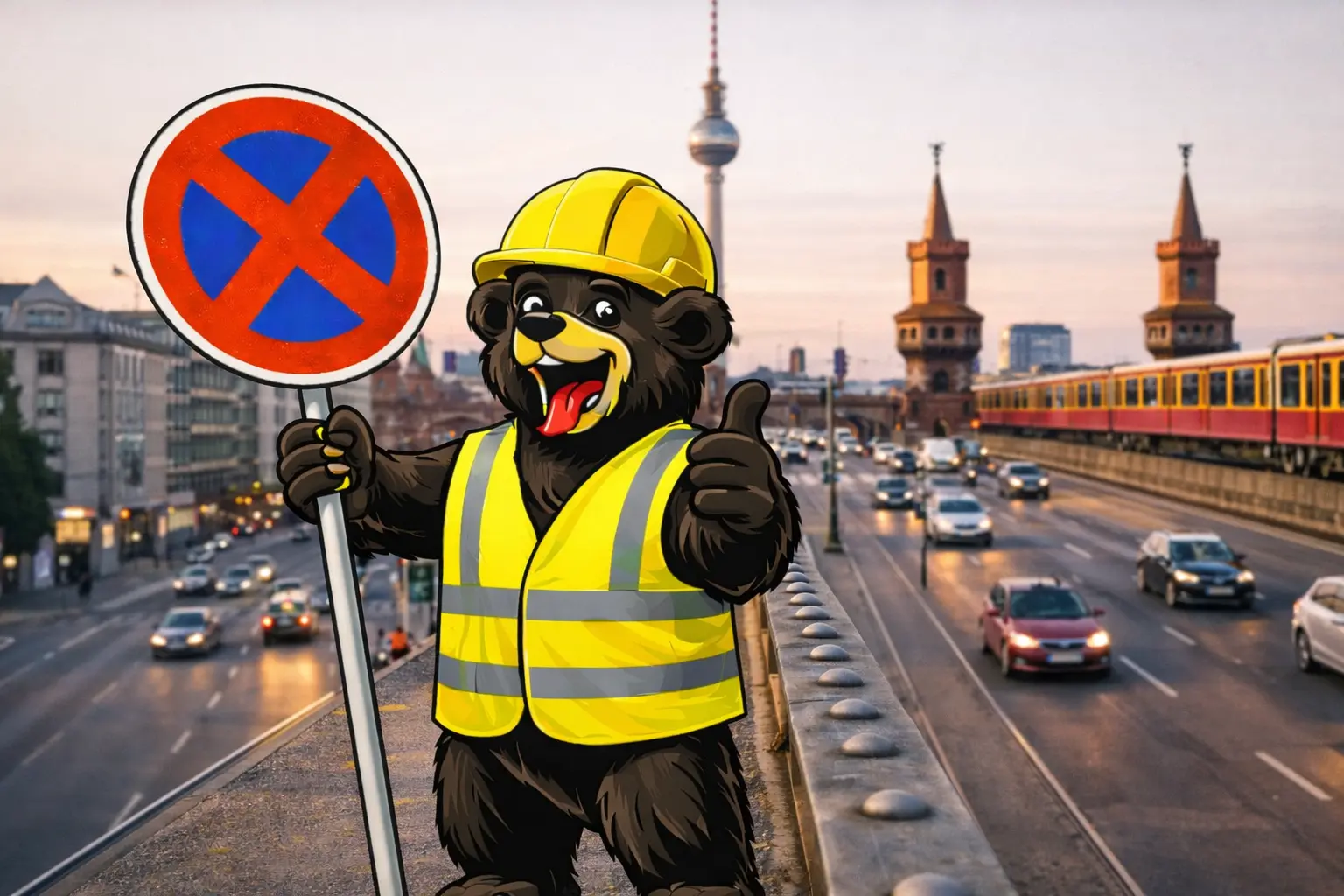 Halteverbotszone Friedrichshain-Kreuzberg – kiezgenaue Stellfläche für Transportfahrzeuge